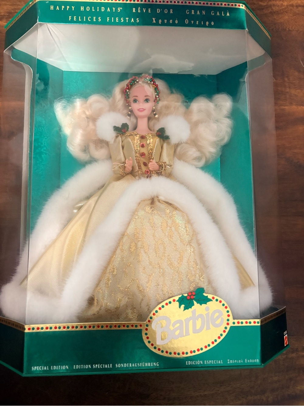 Barbie Gold and White Holiday Special Edition Doll